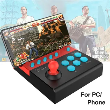 Jocuri PC PG-9136 Arcade Joystick Bluetooth USB Lupta Stick Controller Gamer Pentru Telefon/PC se ocupe de Jocuri Retro Portabil de Jocuri PC