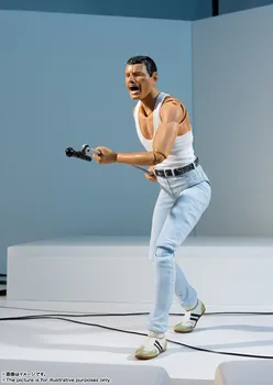 SHF Bandai Queen Freddie Mercury Anglia trupa de Rock din PVC Figura de Acțiune Juguetes Figuras Anime Model de Papusa pentru Copii Jucarii Cadou