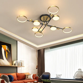 48w 72w 96w led lumini plafon modern living sufragerie dormitor studiu restaurant bucatarie lămpi de design nordic corp de iluminat