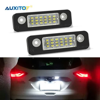 2 buc Auto Canbus LED Numar inmatriculare Lumini pentru Ford Fiesta Fusion 2007 2008 2010 2012 2013 2016 2017 6500K Alb