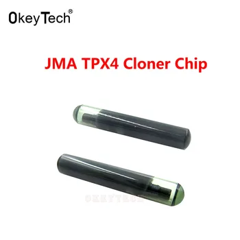 OkeyTech 1 Bucata Original Cheie Auto cu Cip pentru JMA TPX4 de Clonare Transponder Chip de Sticlă TPX4 pentru JMA Înlocui TPX3 Deblocat Copia Cip