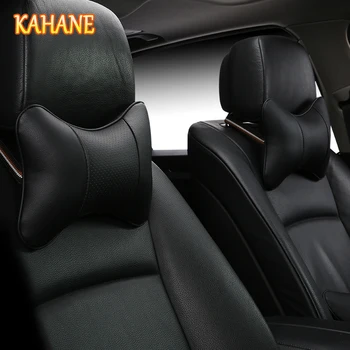 KAHANE 2x Styling Auto Tetiera Consumabile Gât de Siguranță Auto Negru Pentru Mercedes Benz W203 W204 W211 Nissan Qashqai, Tiida X-Trail