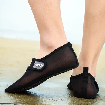 Apă Moale Pantofi Barbati Vara Respirabil Desculț Aqua Pantofi Femeie De Dimensiuni Mari Papuci De Plajă De Înot Scufundări Sandale Yoga Adidași