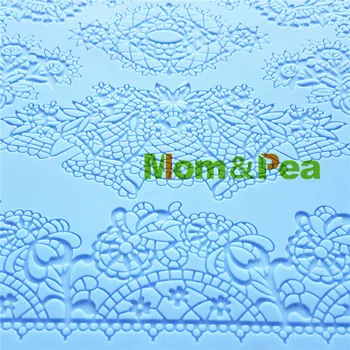 Mama&Mazare GX204 Livrare Gratuita Flori Dantelă Pad Tort de Decorare Tort Fondant 3D Mucegai Alimente Grad Silicon Mucegai