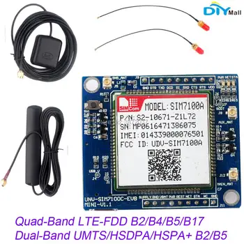 Rețea SIM7100A Modulul 4G Dezvoltarea Bord + Antena pentru Arduino, Raspberry Pi Android, Linux, Windows