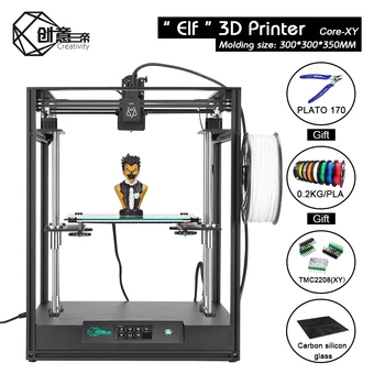 Creativitatea corexy3D ELF structura Elf 3D printer Kit de înaltă precizie dual axa Z revenire automată suport BLTOUCH zonă mare FDM