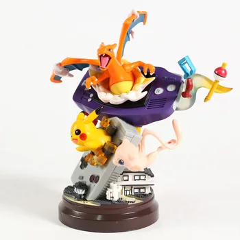 Monstru de desene animate Charizard Mew Gameboy PVC Statuie Figura de Colectie Model de Jucărie