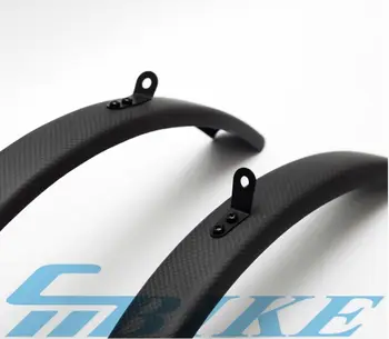 Fibra de carbon biciclete fender pentru biciclete Pliabile Brompton din față și din spate apărătoare de noroi aripa