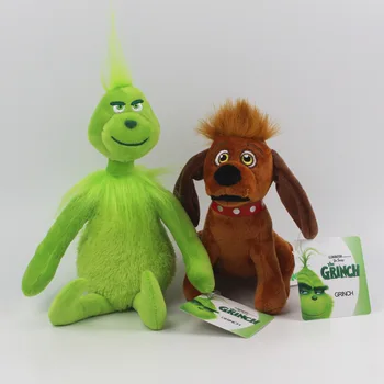 Cum a Furat Grinch Jucării de Pluș de Crăciun Grinch Max Câine de Pluș Păpușă Jucărie Anime Moale Jucarii Pentru copii Copii Cadou de Crăciun