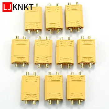 10 Perechi/10buc XT90 Conector Plug-in Pentru RC Acumulator LiPo de Aur Placat cu Mufă Banană Masculin Feminin