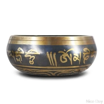 Cupru+Lemn Bol Tibetan Singing Bowl Din Nepal Rugaciuni Budiste Yoga Meditație Chakra Castron Ju22 20 Dropship