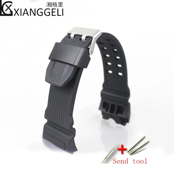 Accesorii ceas Pentru Casio negru curele de ceas rășină G-SHOCK GWG-1000-1A A3 A9 1A5 GB DC sport Barbati casual, fashion curea