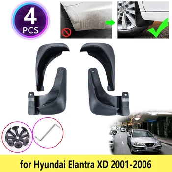 Pentru Hyundai Elantra XD 2001 2002 2003 2004 2005 2006 Aripile apărătoare de noroi Aripa apărătorile de Noroi Stropi de Noroi Placare Accesorii