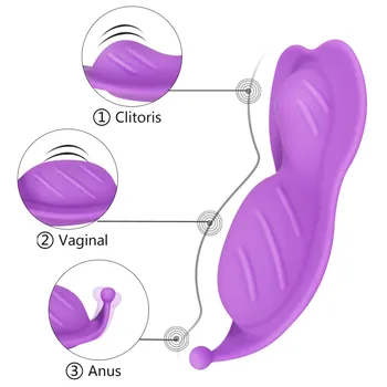 Portabil Fluture Vibrator cu Telecomanda Invizibil Chilotei Vibrator pentru Femei Stimulator Clitoris Jucarii Sexuale de Cuplu