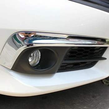 Chrome Ceață Față Lampă Lumina Pleoapa Acoperă Garnitura pentru Honda Civic al 10-lea 2016-2018