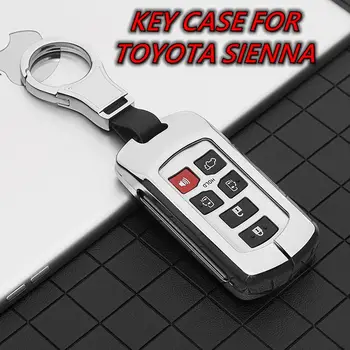 Cheie Masina Acoperire Pentru Toyota Sienna 2011-2020 Mașină De Caz-Cheie De Masina Breloc Cheie Auto Protector Cheie Auto Shell