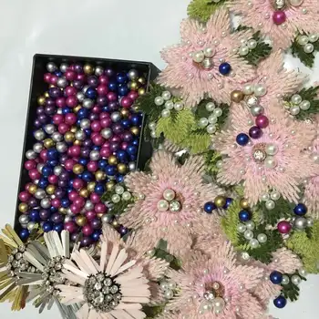 Noi Rochii De Seara Lungi Scoop Flori Ștrasuri Din Mărgele De Perle Formale Rochie Pentru Bal, Nunta Rochii De Partid Halat De Petrecere