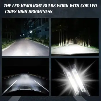 LED-uri Auto Far H7 H8 H9 H11 9005 9006 Lampa Auto Bec Kit 8000lm Alb H7 H8 H9 H11 Auto Faruri Accesorii Transport Gratuit