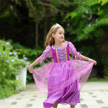 Fantezie Fata Rochie De Printesa Rapunzel Ziua De Nastere Copii Costum Cenusareasa Încurcat Costume Fete Pentru Copii Haine
