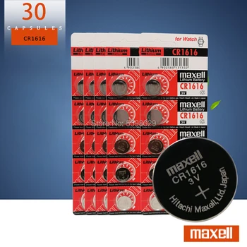 Fierbinte Pentru maxell 30pc original cr1616 3v baterie buton baterie buton DL1616 BR1616 ECR1616 5021LC L11 L28 KCR1616