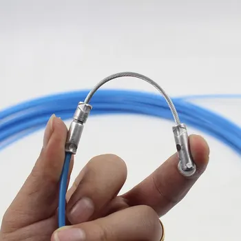 3.3 mm Durabil Dispozitiv de Ghidare din fibra de sticla Cablu Electric Împinge Extractoare Conductă de Șarpe Rodder Pește Bandă Fir 5M la 50M Lungime