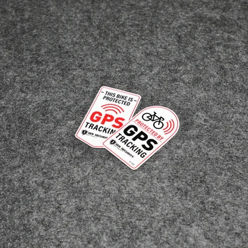 NR.S064 Bicicleta de URMĂRIRE GPS Autocolant Reflectorizant MTB Anti-furt Impermeabil SER SECURITATE Semn de Avertizare Autocolante de Avertizare