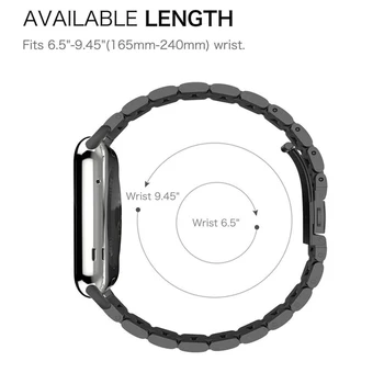 Curea din Otel inoxidabil pentru apple watch band 44mm 40mm 42mm 38mm Metal Bratara smartwatch centura correa iwatch serie se 6 5 4 3