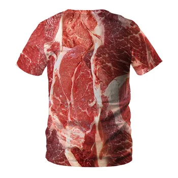 Noi 3D Imprimate T-Shirt pentru Bărbați Imitație Amuzant carne de Porc Imprimare Streetwear Gât Rotund Maneca Scurta de sex Masculin Casual de Vara Tricouri Topuri Camisetas