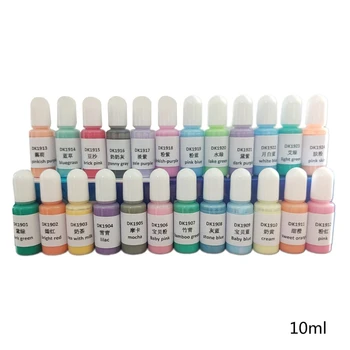 24 de Culori de Cristal Epoxidice Pigment UV Vopsea Rășină Bijuterii DIY Arta Meserii Colorant Set 83XF