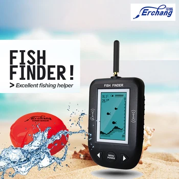Erchang F3 Portabil Adâncime Pește Finder 100m Wireless Fishfinder Cu Pescuit de Alarmă Echo Sounder Sonar Pentru Lac de Pescuit pe Mare