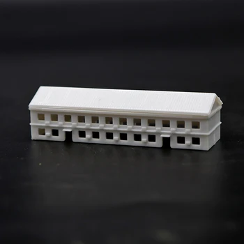 Clădirea albă Apartament Model de Jucărie ABS Tabel de Nisip Materiale de Tren Peisaj in Miniatura Stabilirea DIy Nisip Masă Peisaj