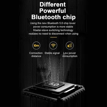 Noile Căști fără Fir Bluetooth 5.0 Cască TWS Mini HIFI In-ear Sport Execută setul cu Cască Suport IOS/Android Telefoane HD Apel