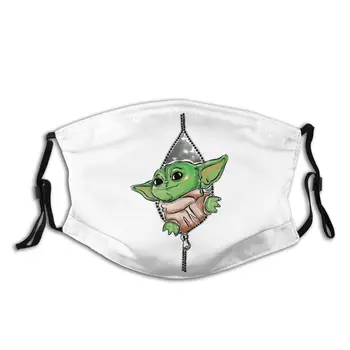 Copilul Yoda Non-Unică Folosință Masca De Fata Mandalorian Star Wars Anti Ceata Praf Masca Cu Filtru Capac Protecție Respiratorie Mufla