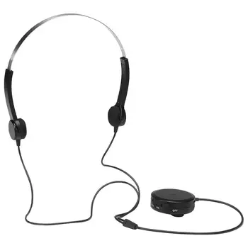 Conducție osoasă Căști auditiv Căști Amplificator Audiphone Surd de Ajutor cu Conducție Osoasă Căști pentru Dificultăți de Auz