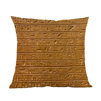 Egiptul Antic Picturi Murale Hieroglife Simbol Model De Pernă Home Gallery Hotel Canapea Decor Pernele De Acoperire Iubitorii De Istorie Cadou