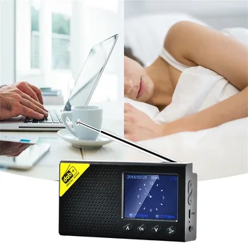 2020 Nou Portabil Bluetooth Radio Digital Music Player DAB/DAB+ Și FM Receptor Reîncărcabilă Ușor Acasă Mini Radio