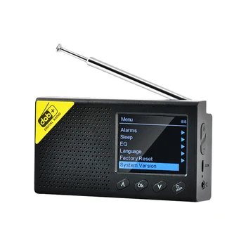 2020 Nou Portabil Bluetooth Radio Digital Music Player DAB/DAB+ Și FM Receptor Reîncărcabilă Ușor Acasă Mini Radio