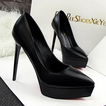 2021 Tocuri Înalte de Moda pentru Femei Pantofi Platforma Super Toc 12cm Sexy si Damele de Petrecere Pantofi Elegante pentru Femei Brand Pompe YX3190