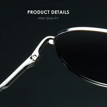 Psacss Pilot Polarizat ochelari de Soare Barbati Femei Aliaj de Cadre Clasic de Lux de Brand Designer de Ochelari de Soare de sex Masculin de Conducere Pescuit UV400