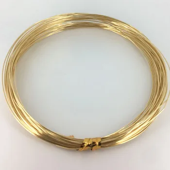 0.45 mm/0,5 mm/0,6 mm/0,7 mm/0,8 mm Aur umplut de sârmă de înaltă calitate de sârmă bijuterii DIY aur depus de bijuterii constatările 4,5 metri/lot (MS1477)