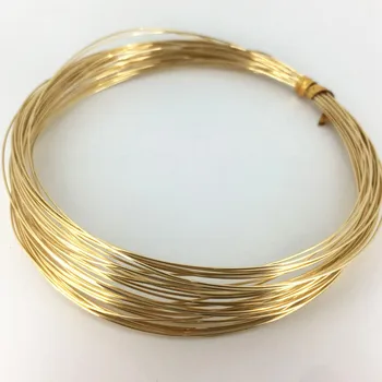 0.45 mm/0,5 mm/0,6 mm/0,7 mm/0,8 mm Aur umplut de sârmă de înaltă calitate de sârmă bijuterii DIY aur depus de bijuterii constatările 4,5 metri/lot (MS1477)