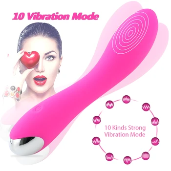Concis 10 Viteze Vibrator Vibrator de Masaj Jucarii Sexuale pentru Femei Puternice Vibrații Clitoris, punctul G Stimulator de sex Feminin Masturbator