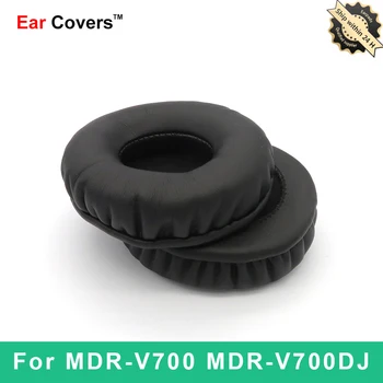 Tampoane pentru urechi Pentru Sony MDR-V700 MDR-V700DJ MDR V700 V700DJ Căști Tampoanele de Înlocuire Cască Ureche Pad din Piele PU Burete Spuma