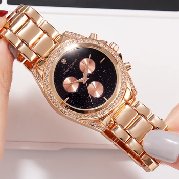 Relogios femini New Simple Femei de Afaceri Watch Rose Gold Brand de Lux Ceas din Oțel Inoxidabil Cuarț Încheietura Ceas Ceasuri