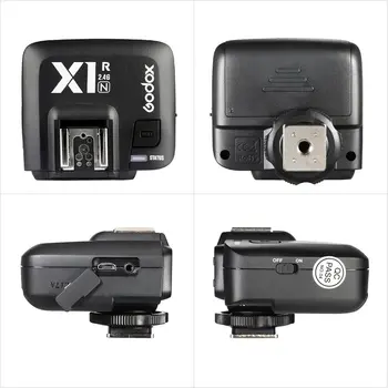 Godox X1N X1R-N i-TTL 2.4 G Wireless Receptor pentru Nikon D7500 D7200 D5600 D5300 D3200 D3300 D850 D800 D810 D750 D610 D500 D5 D4s
