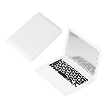 Mini Buzunar Laptop Oglindă Calculator Sticlă Femei Fete Drăguț Argintiu Oglinda Meserii Decor Acasă Decorare Accesorii