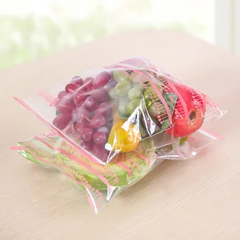 PVC Proaspete Păstrarea Geanta Pentru Legume Fructe Depozitare Congelare Conservarea Fermoar Pungi Sigilate Bucătărie Alimente Instrumente de Organizare