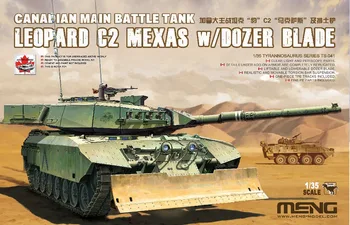 MENG Modelul TS-041 Canadian Principal Tanc de Lupta Leopard C2 MEXAS w/Lamă de Buldozer Stoc TS041