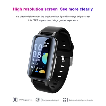 T89PRO Impermeabil Bluetooth Inteligent Ceas Sport Barbati Heart Rate Monitor de Fitness HD Cască Bluetooth Smart Watch Femei Brățară