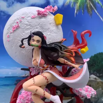 31cm Anime Demon Slayer GK Statuie Kamado Nezuko fata Sexy din PVC figura de Acțiune de Colectare Figura Model de Jucarii papusa cadou pentru copii